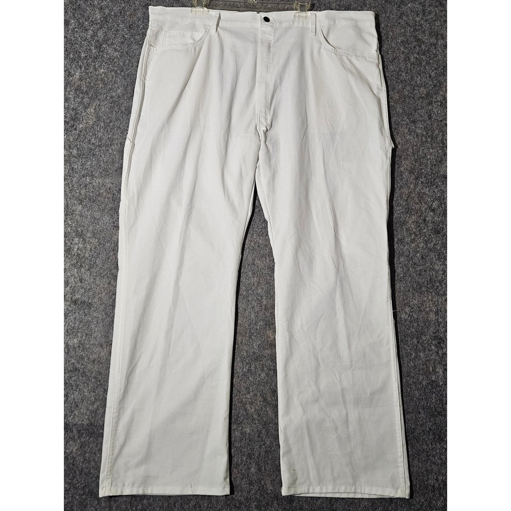 Dickies Mens 44x32 Painter Pants Relaxed Fit Flex White Work Utility NEW